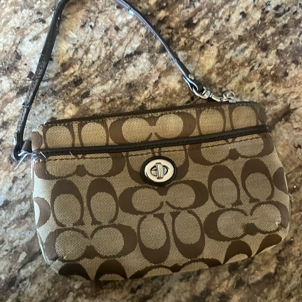 Loved coach wristlet